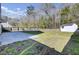 Large backyard with shed and patio area at 230 Eagle Ridge Rd, Summerville, SC 29485