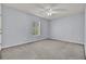 Spacious bedroom with grey carpet and ceiling fan at 230 Eagle Ridge Rd, Summerville, SC 29485