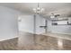 Open concept dining room with hardwood floors and kitchen access at 230 Eagle Ridge Rd, Summerville, SC 29485