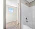 Clean bathroom featuring a bathtub and shower combo at 240 Carolina Dr, Saint Stephen, SC 29479
