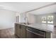 Kitchen island with sink and stainless steel dishwasher at 240 Carolina Dr, Saint Stephen, SC 29479