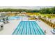 Community lap pool with lanes perfect for swimming laps at 248 Ivory Shadow Rd, Summerville, SC 29486