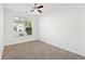 Bedroom with neutral carpeting and window with blinds at 3026 Gulfstream Ln, Ridgeville, SC 29472