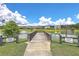 Fishing pier overlooking a pond at 3026 Gulfstream Ln, Ridgeville, SC 29472
