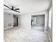 Living area with gray walls and wood-look floors at 348 Cleveland St, Walterboro, SC 29488