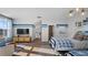 Bright bedroom with twin beds, blue and white bedding, and a view at 358 Trailmore Ln, Summerville, SC 29486
