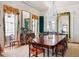 Formal dining room featuring a large table and antique sideboard at 38 Hasell St, Charleston, SC 29401
