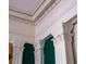 Detailed molding and columns showcase the home's craftsmanship at 38 Hasell St, Charleston, SC 29401