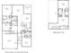 First and second floor plan of the house at 382 Willows Crescent Dr, Moncks Corner, SC 29461