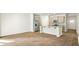 Open concept kitchen with gray cabinets and island at 382 Willows Crescent Dr, Moncks Corner, SC 29461