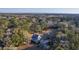 Aerial view of two story home with large lot at 3980 River Rd, Johns Island, SC 29455