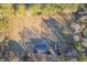 Aerial view of house and fenced pastures at 3980 River Rd, Johns Island, SC 29455