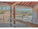 View from inside a barn stall, horses visible at 3980 River Rd, Johns Island, SC 29455