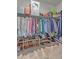 Large walk-in closet with ample shelving and hanging space at 459 Spring Hollow Dr, Charleston, SC 29492