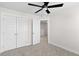 Bedroom with double door closet and access to the hallway at 5100 Park Creek Ave, North Charleston, SC 29418