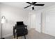 Bedroom with a desk, chair, and ceiling fan at 5100 Park Creek Ave, North Charleston, SC 29418