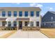 Modern townhome exterior with stone and neutral siding at 5100 Park Creek Ave, North Charleston, SC 29418