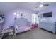 Well-lit bedroom with a toddler bed and plenty of storage at 9240 Ayscough Rd, Summerville, SC 29485