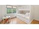 Charming bedroom with built-in bunk beds and plenty of natural light at 14 1/2 Murray Blvd, Charleston, SC 29401