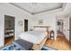 Spacious bedroom with a king-size bed and en-suite bathroom at 14 1/2 Murray Blvd, Charleston, SC 29401