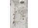 Spa-like shower with marble tile and multiple shower heads at 14 1/2 Murray Blvd, Charleston, SC 29401