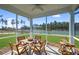 Screened porch overlooking a pond and conservation area at 143 Winding Grove Ln, Moncks Corner, SC 29461