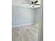 Bright bedroom with ceiling fan and hardwood floors at 161 Stratton Dr, North Charleston, SC 29420