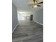 Spacious living room with gray walls, wood-look floors, and an open layout at 161 Stratton Dr, North Charleston, SC 29420