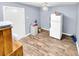 Office with wood floors, white refrigerator, and file cabinet at 174 Winding Rock Rd, Goose Creek, SC 29445
