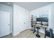 Home office with built-in desk and ample storage at 178 Wappoo Trace Ln, Summerville, SC 29486
