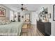 Bright bedroom featuring hardwood floors and ample closet space at 203 Oak View Way, Summerville, SC 29483
