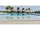 Refreshing community pool with three cabanas at 203 Oak View Way, Summerville, SC 29483