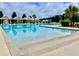 Large community pool with multiple lounge areas at 203 Oak View Way, Summerville, SC 29483