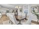Spacious dining area with hardwood floors and neutral decor at 203 Oak View Way, Summerville, SC 29483