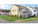 Two-story house with a large yard and mature trees in a residential area at 203 Oak View Way, Summerville, SC 29483