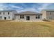 Backyard patio with adjacent grass at 219 Greenwich Dr, Summerville, SC 29486