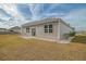 Backyard patio with adjacent grass at 219 Greenwich Dr, Summerville, SC 29486