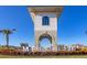 Meridian community entrance with a fountain at 219 Greenwich Dr, Summerville, SC 29486