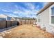 Grass backyard with wooden fence and small landscaping at 221 Rubles Ln, Moncks Corner, SC 29461