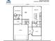 First floor plan featuring kitchen, Gathering room, and guest bedroom at 349 Blue Oak Dr, Moncks Corner, SC 29461