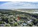 Elevated view showcasing home's location near water at 400 Bay Crossing Rd, Mount Pleasant, SC 29464