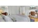 Bedroom with a queen bed, home office space and hardwood floors at 400 Bay Crossing Rd, Mount Pleasant, SC 29464