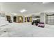 Spacious garage with ample room for golf cart and cars at 400 Bay Crossing Rd, Mount Pleasant, SC 29464