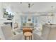Open living area with hardwood floors and French doors at 400 Bay Crossing Rd, Mount Pleasant, SC 29464