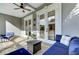 Outdoor patio with seating and French doors at 400 Bay Crossing Rd, Mount Pleasant, SC 29464