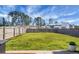 Spacious grassy backyard with wooden fence and plenty of room for play at 563 Alderly Dr, Moncks Corner, SC 29461