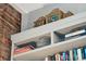 Built-in bookshelves offer ample storage and display space at 12 Bee Street St # A, Charleston, SC 29403