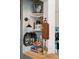 Rustic kitchen nook with butcher block and decorative accents at 12 Bee Street St # A, Charleston, SC 29403