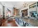 Open concept kitchen boasts granite countertops and stainless steel appliances at 12 Bee Street St # A, Charleston, SC 29403