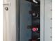 Stylish Frigidaire wine cooler built into cabinetry at 12 Bee Street St # A, Charleston, SC 29403